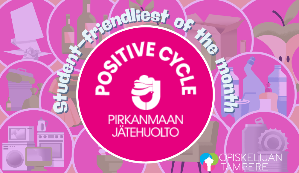 Student-friendliest of the month: Positive cycle, Pirkanmaan jätehuolto oy