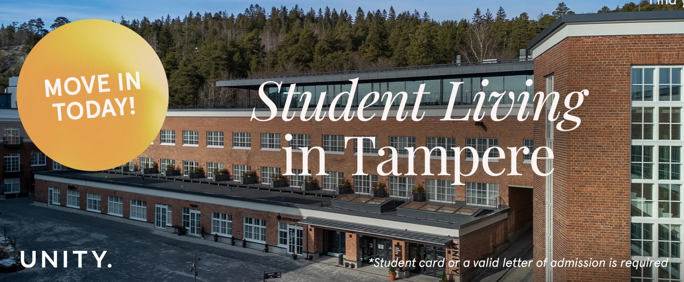 Unity. Student living in Tampere