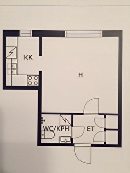 Yksiö opiskelijalle Kissanmaalla