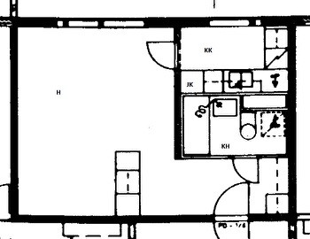 1 room studio at Hervanta