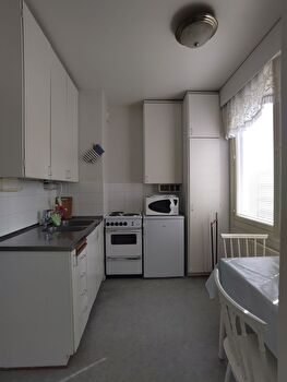 Kodikas 30,5 neliön kalustettu yksiö erillisellä keittiöllä