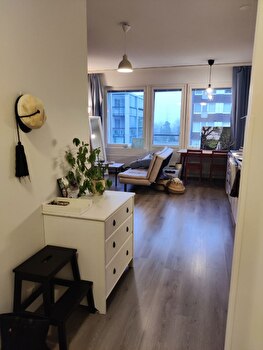Moderni yksiö Pohjois-Hervannassa kesäksi, tk, alkovi, ransk. parveke