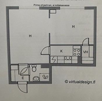 Armonkallio pikkukaksio 34,5m2, 2h+kk+kph