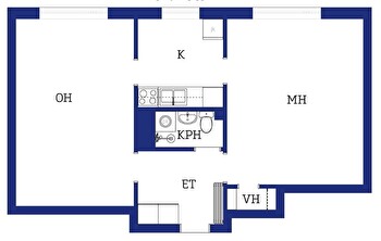 Annetaan vuokralle 20 m² huone kaksiosta Kissanmaalla