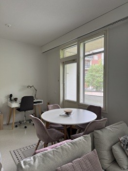 Kalustettu luhtitalon yksiö