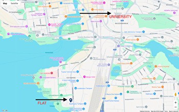 Kalustettu kaksio, 31 m2