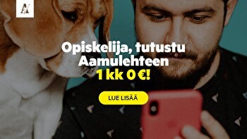 Opiskelija, tutustu Aamulehteen 1kk maksutta