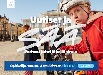Opiskelija, tutustu Aamulehteen 1kk maksutta
