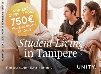 Unity Tampere Opiskelija-asuminen