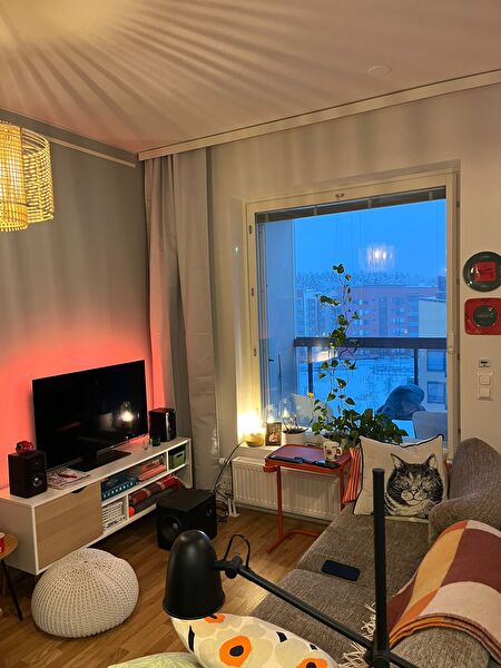 Jälleenvuokrataan Pirjonsammon yksiö vaihdon ajaksi