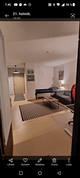 Tilava yksiö Hervannassa 