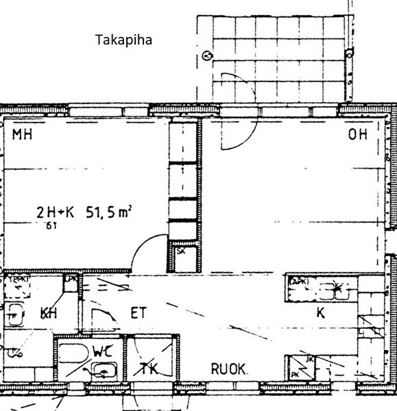 Kalustettu kaksio kesän ajaksi