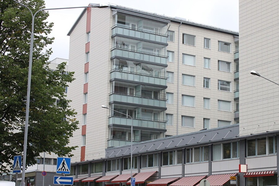 Tilava yksiö alkovilla keskustassa