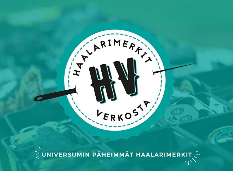 Haalarimerkeille ilmaiset postikulut yli 15€ tilauksiin